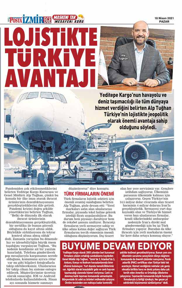 POSTA EGE – LỢI THẾ CỦA THỔ NHĨ KỲ TRONG NGÀNH LOGISTICS